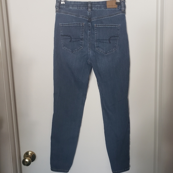 Curvy High-rise Jeggins AEO & Refuge Distressed - Picture 4 of 13